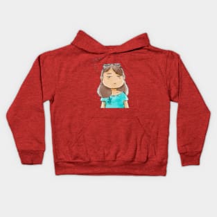 Tied Cactus Girl Kids Hoodie